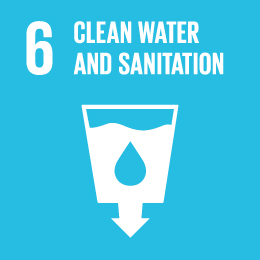 Global goal logo number 6: Clean Water and Sanitation